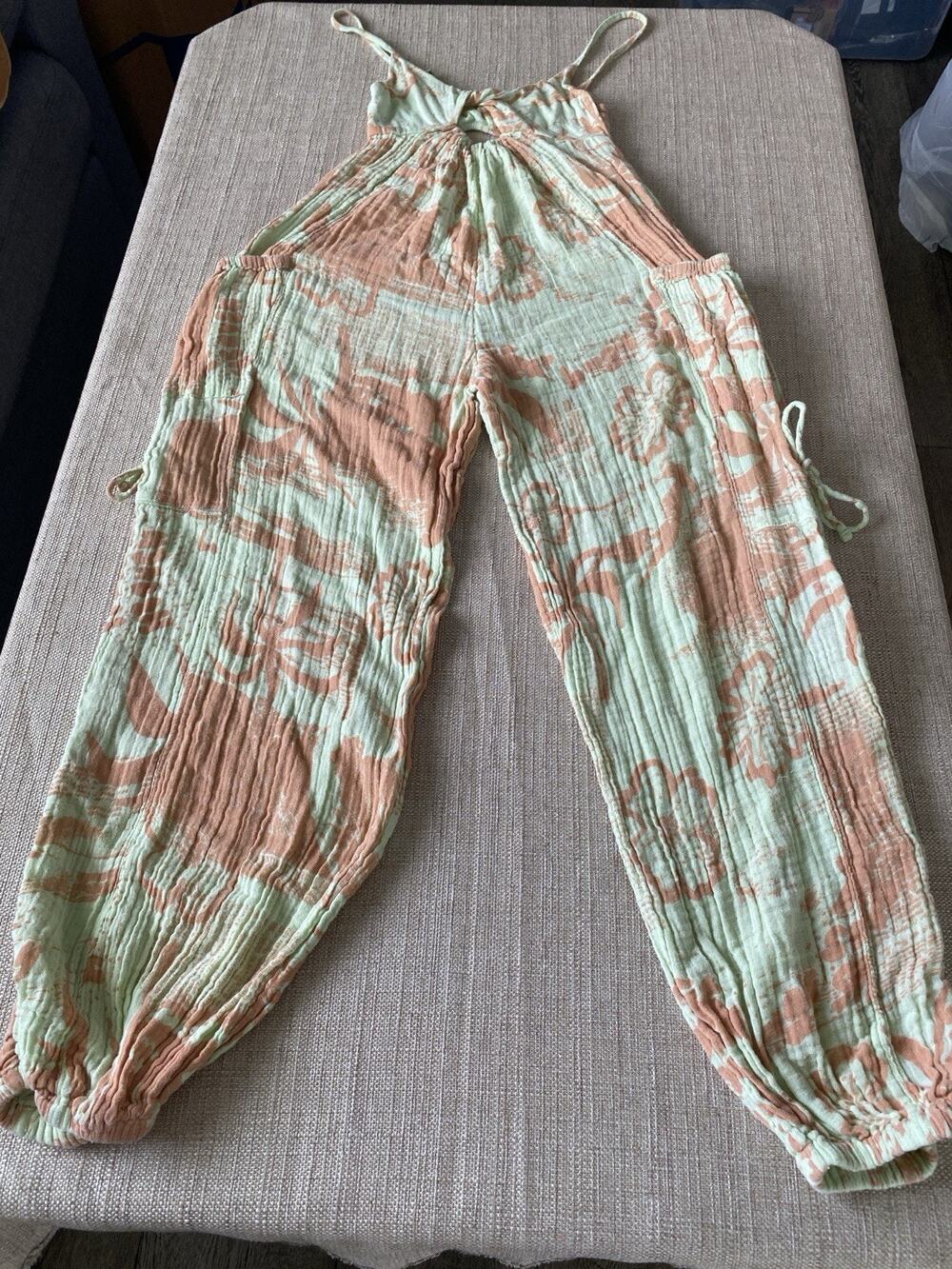 Out From Under Urban Outfitters Astor Lounge Gauze Jumpsuit XS TP
